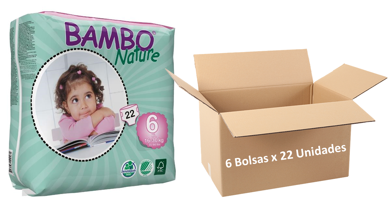 Bambo Nature XL T6 16-30 Kg - caixa completa