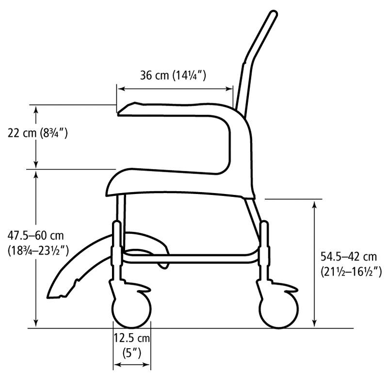 ETAC CLEAN - Cadeira de Banho/ Sanitária