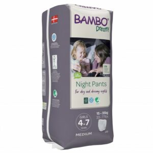 Bambo Dreamy Night Pants Girl 4-7 anos 15-35kg - 10 unidades
